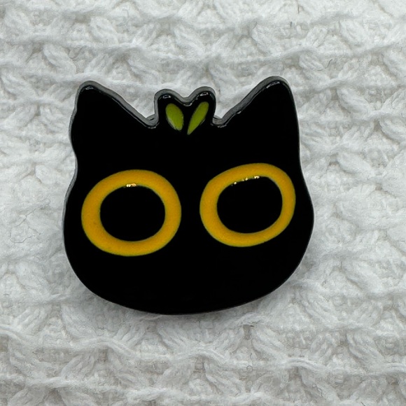 3/$15 Punk Plant Cat Enamel Pin Brooch - Picture 4 of 5